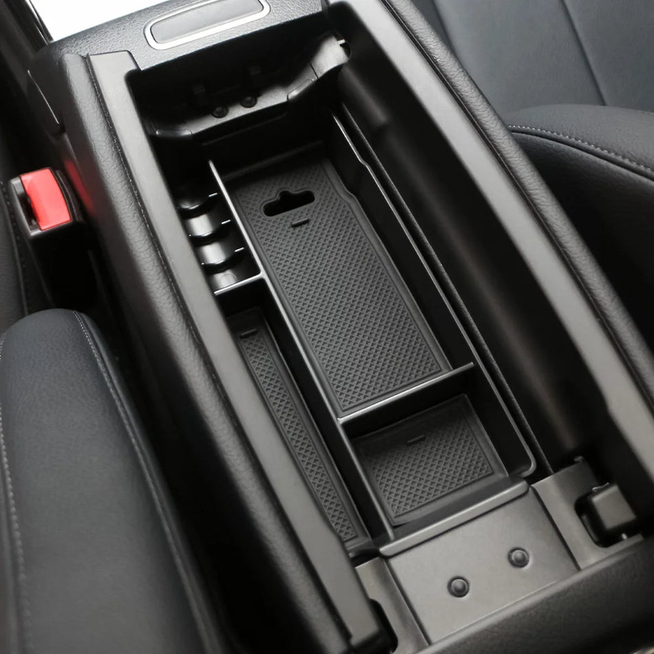 Center Console Armrest Storage Box for Mercedes-Benz A-Class W177 ABS Plastic