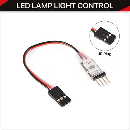 DUMBORC RC Light Controller LED Switch Panel System Turn On/Off 3CH for RC Car Vehicle RC Mini Car Fixed Wing Aircraft Parts by InterCyprus Trading Ltd