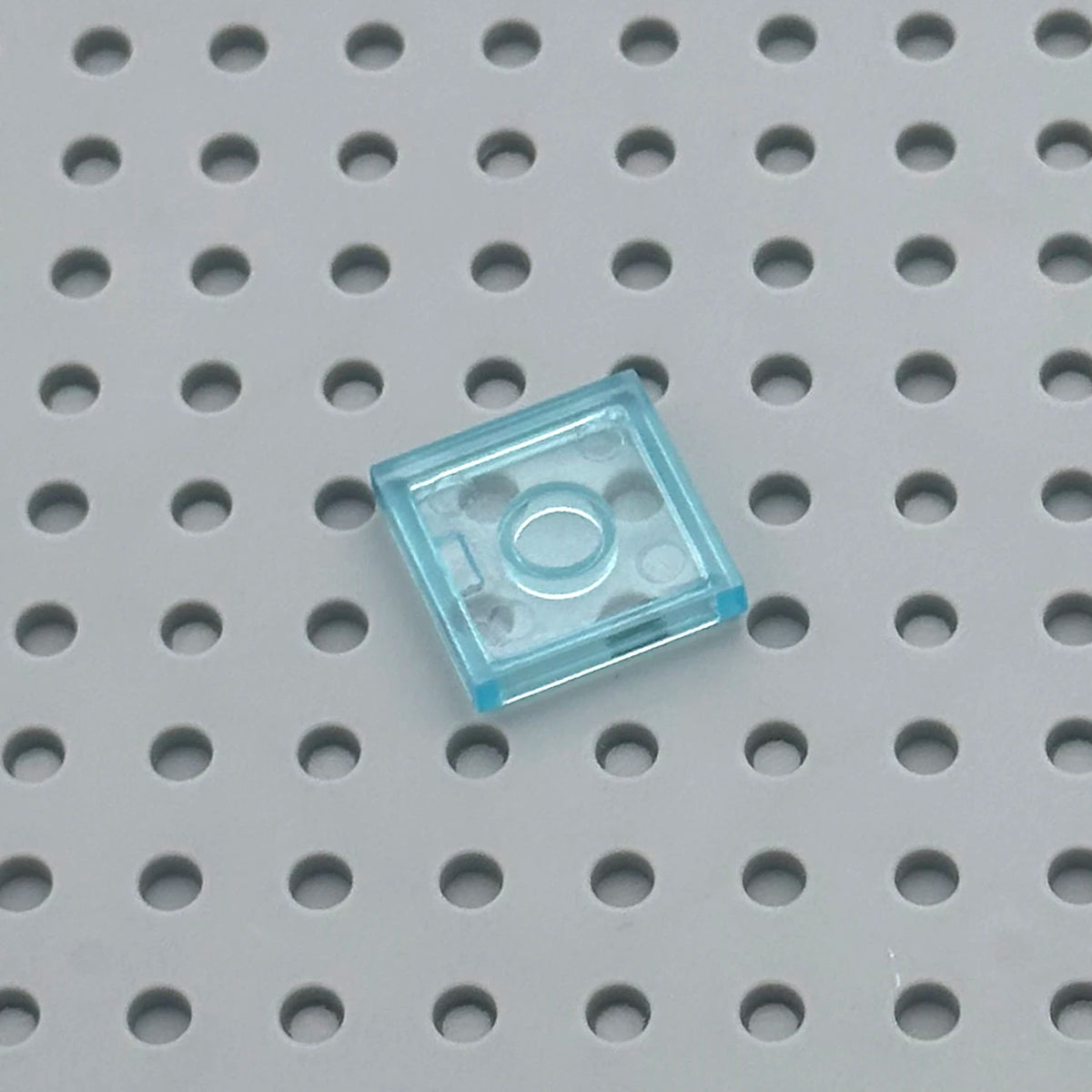 1000Pcs DIY Building Blocks 2x2 Tiles &ndash; Educational Fun Transparent Blue