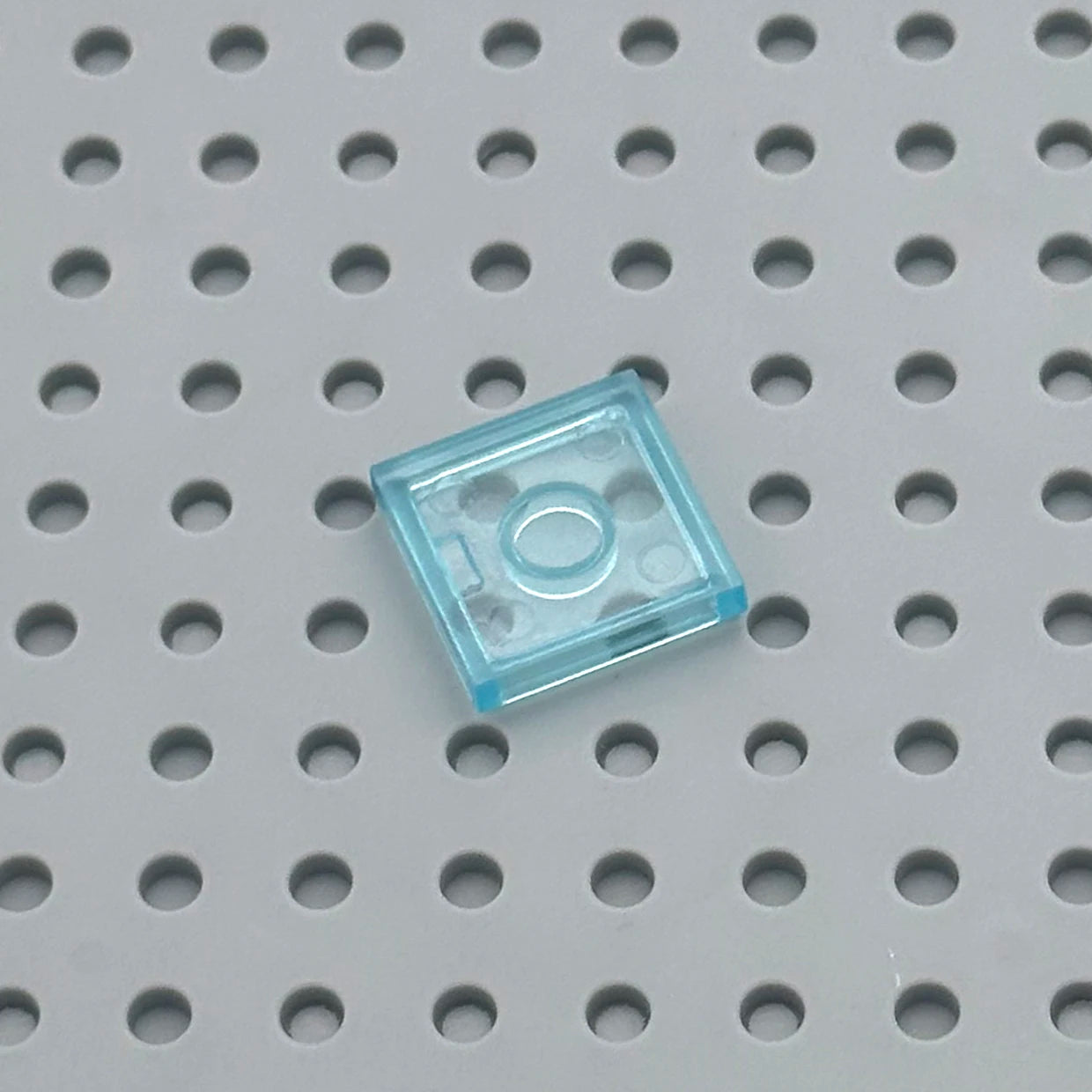 1000Pcs DIY Building Blocks 2x2 Tiles &ndash; Educational Fun Transparent Blue