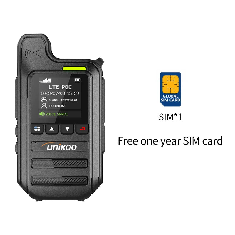 Unikoo PN335 POC Walkie Talkie &ndash; Long Range 5000km Communication 1PCS / EU Plug