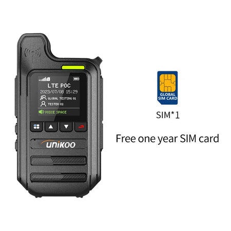Unikoo PN335 POC Walkie Talkie &ndash; Long Range 5000km Communication 1PCS / EU Plug