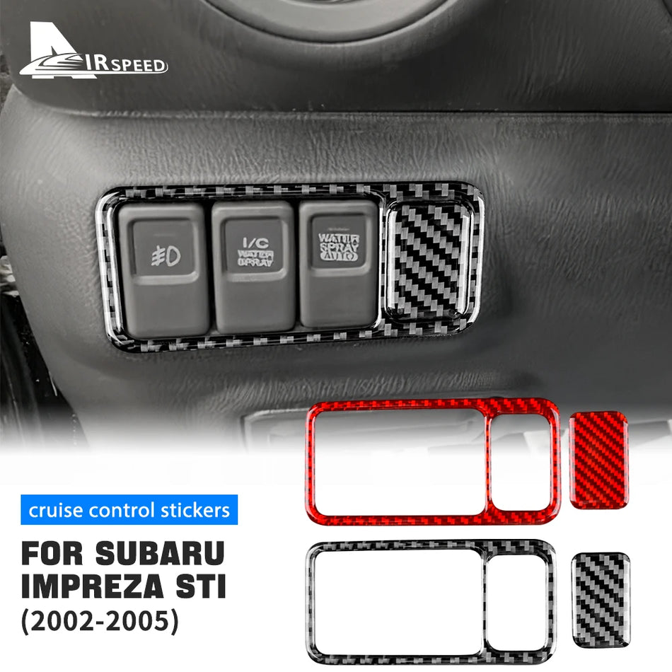 Zachte afwerking van koolstofvezel voor koplampafdekking voor Subaru Impreza STI 2002-2005