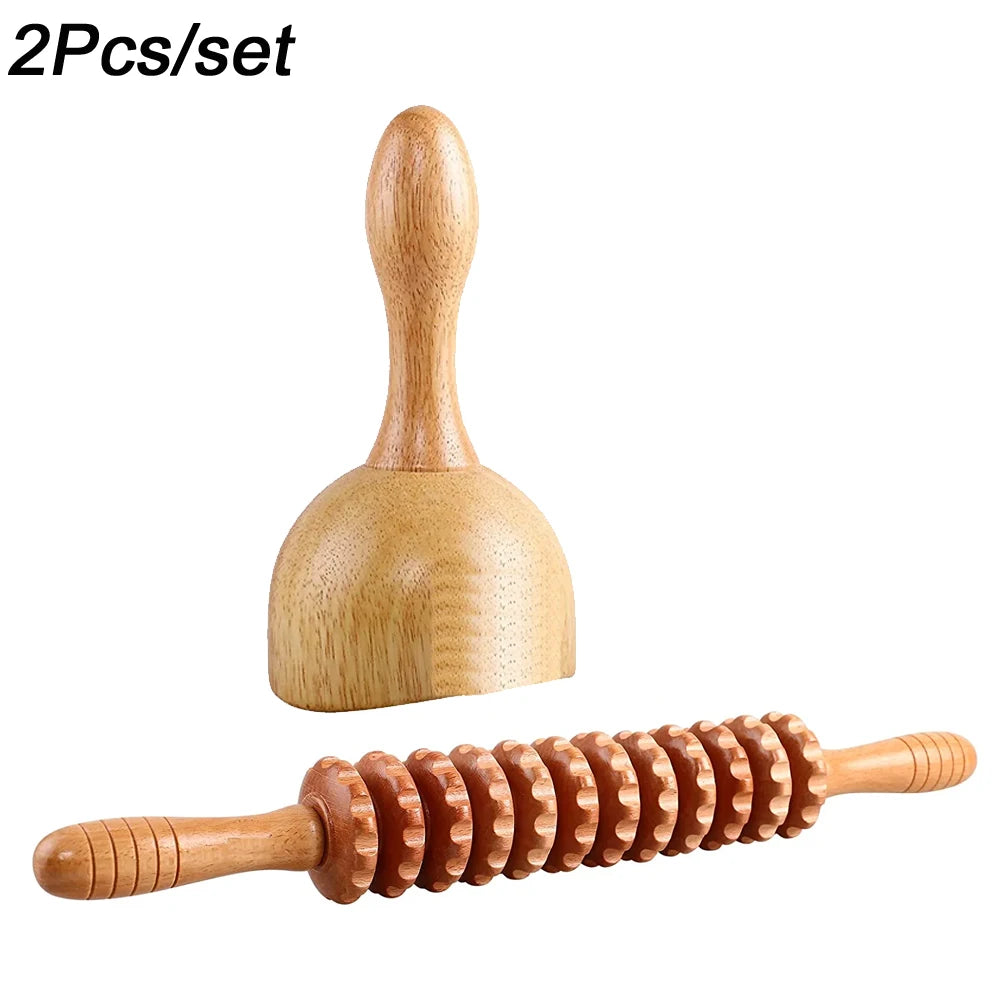 Wood Therapy Massage Tools &ndash; Effective Body Sculpting Solution 2Pcs