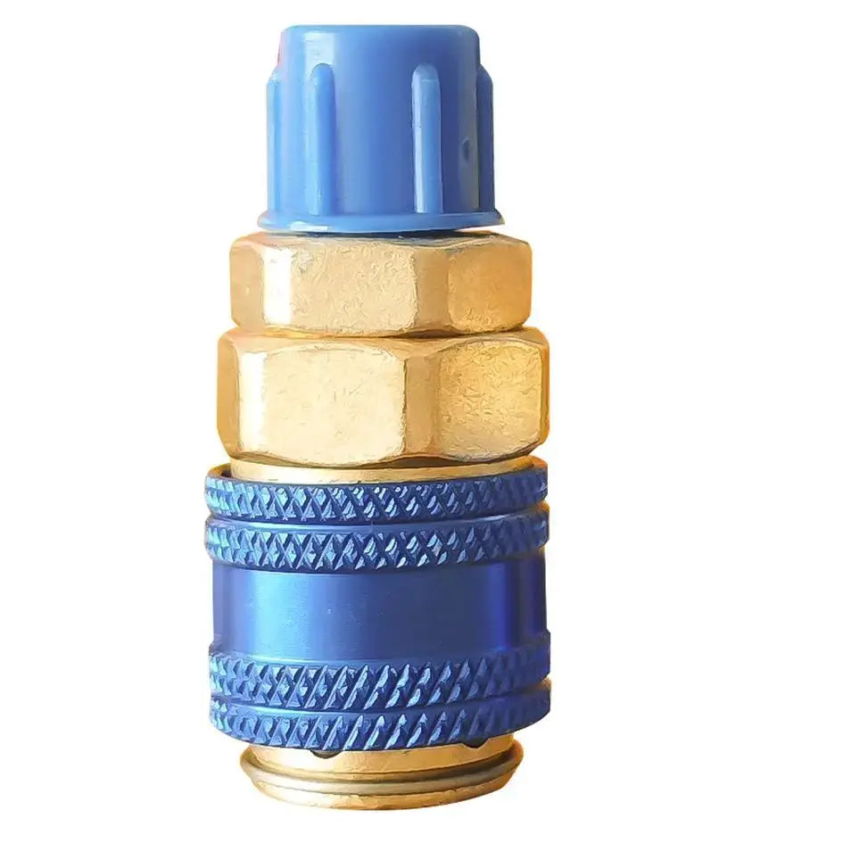 R134A Low High-Pressure Auto Car Quick Connector Refrigerant Coupler Copper Adapter Air Conditioning Connection Accessory by InterCyprus Trading Ltd