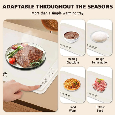 Electric Food Warmer Plate - Constant Temp Heating Plate