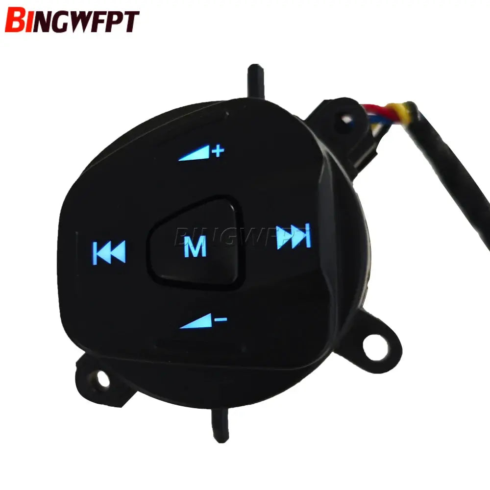 Steering Wheel Volume Control Switch Button Left With Backlight For Ford Fiesta MK7 MK8 Ecosport 2013 2014 2015 Car Accessories by InterCyprus Trading Ltd