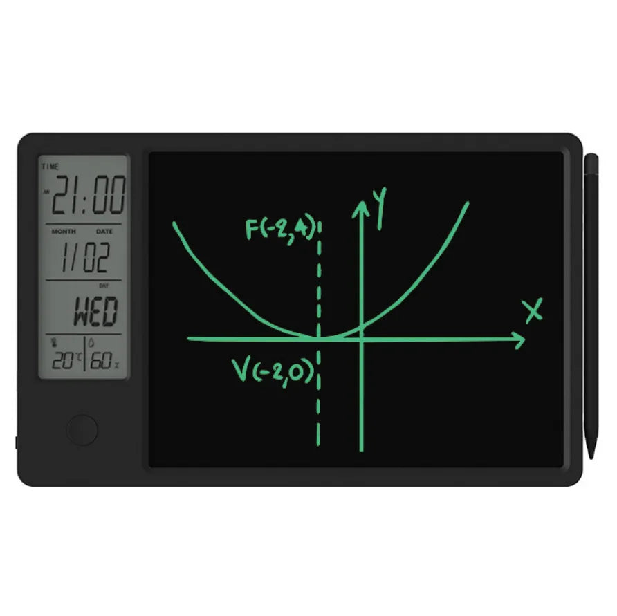 10-Inch Smart Handwriting Tablets with Alarm - Perfect for Students and Office Use black