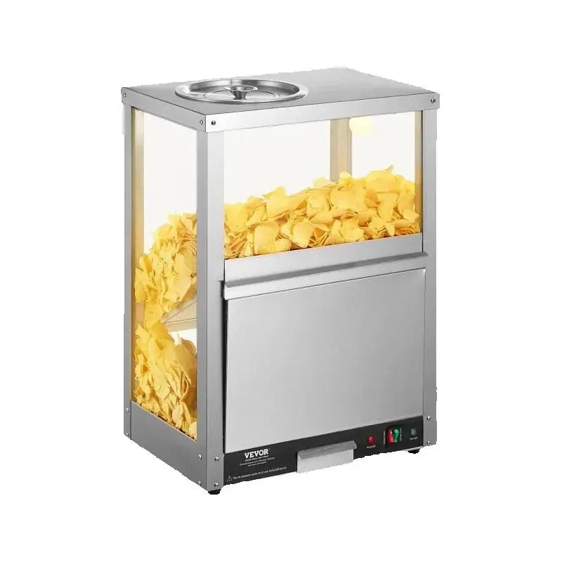 84.5QT Kommersiell Nacho Chip Värmare Rostfritt Stål