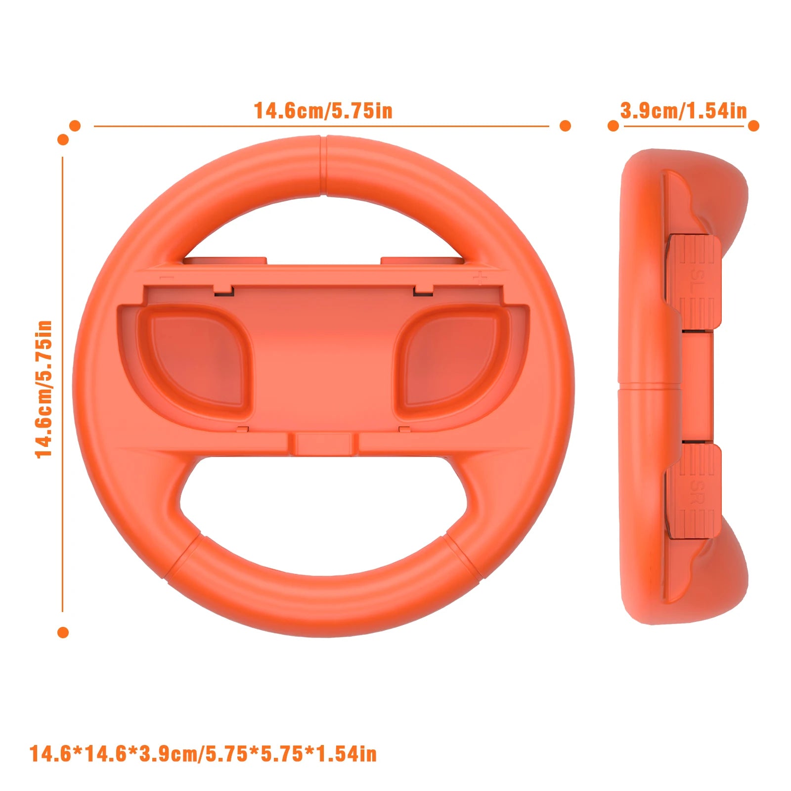 2 Pcs Racing Steering Wheels - Nintendo Switch Accessories