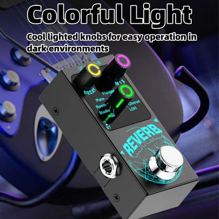 Miwayer Mini Digital Reverb Guitar Effects Pedal &ndash; 9 Reverbs