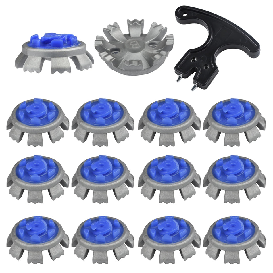 Σετ Αντικατάστασης 14 Τεμαχίων για Τάπες Παπουτσιών Γκολφ με Κλειδί Ανθεκτικό