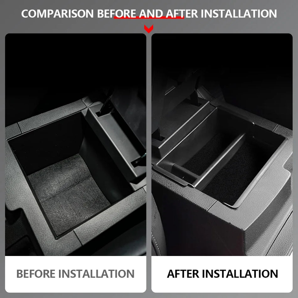 Isuzu Dmax Mux Θήκη Αποθήκευσης Υποβραχιόνιου Κονσόλα Κεντρικού Δίσκου ABS Μαύρο