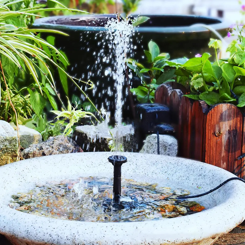 5W Solar Water Pump Oxygen Aerator Garden Decor &ndash; Fast Start