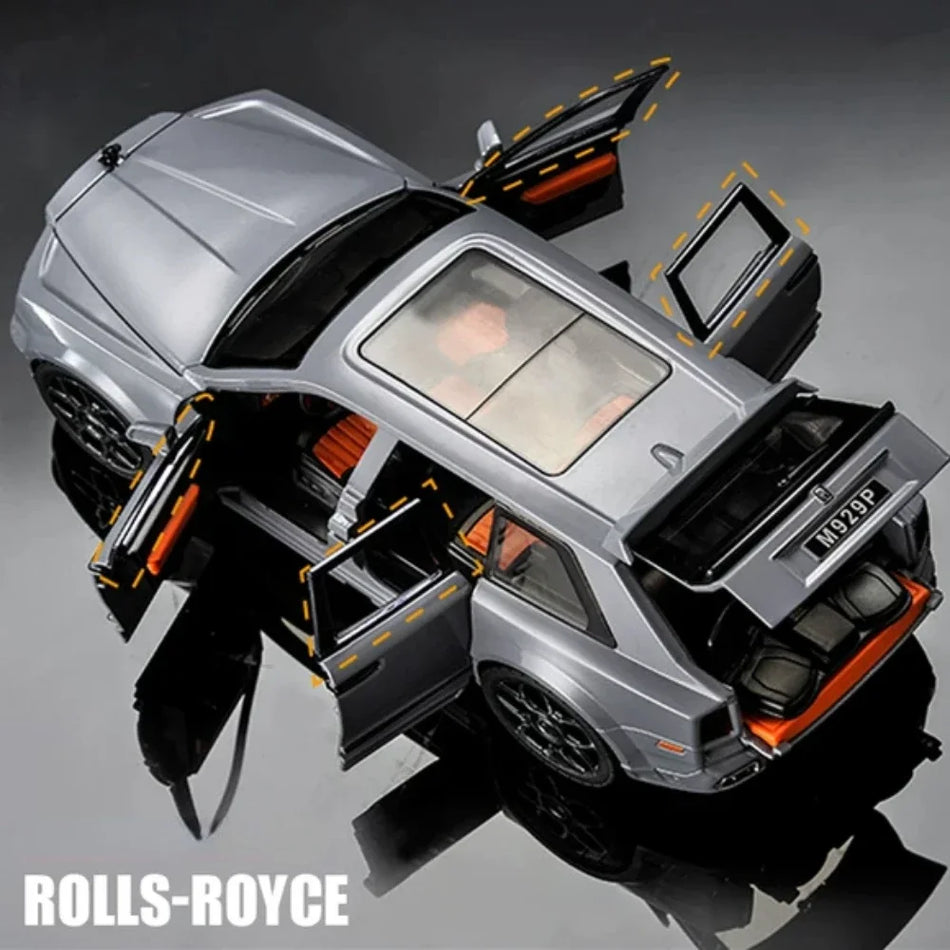 Diecast sakausējums 1:20 mērogā Rolls-Royce Cullinan.