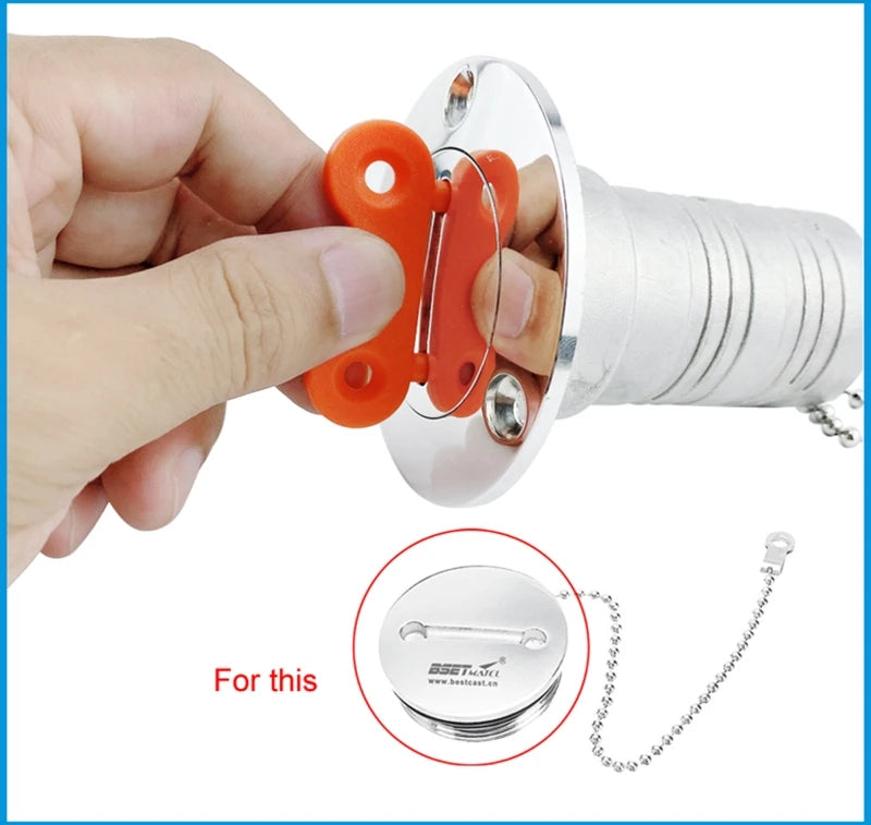 Nylon Fuel and Water Tank Filler Spare Key for Boats and Yachts