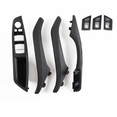 LHD RHD 7pcs Interior Door Armrest Panel Pull Handle With Leather Outer Cover For BMW 5 Series F10 F11 520i 523i 525i 528i 535i by InterCyprus Trading Ltd