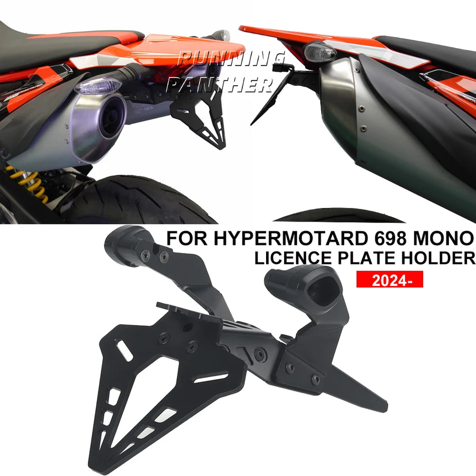 Numura zīmes turētājs aizmugurējai tail frame Ducati Hypermotard 698 Mono 2024 2025