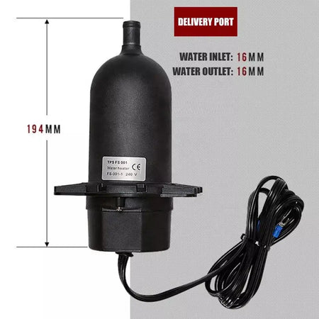 Self-Circulating Diesel Water Heater for Generators and Engines