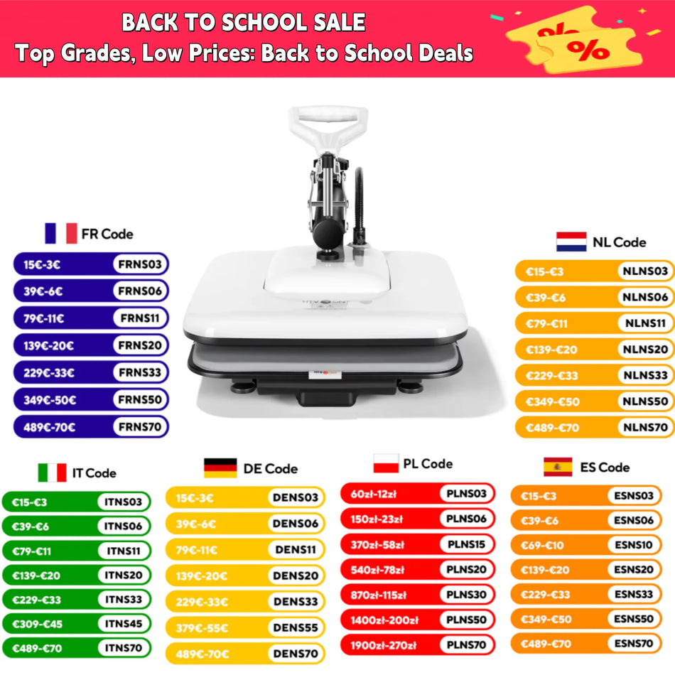 Manual Swing Away Heat Press Machine 38x38cm For Sublimation