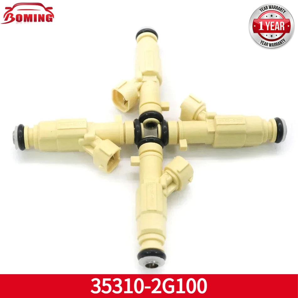 Fuel Injector Nozzle Set, 4pcs for Hyundai Tucson and Kia Forte Koup 2.0L