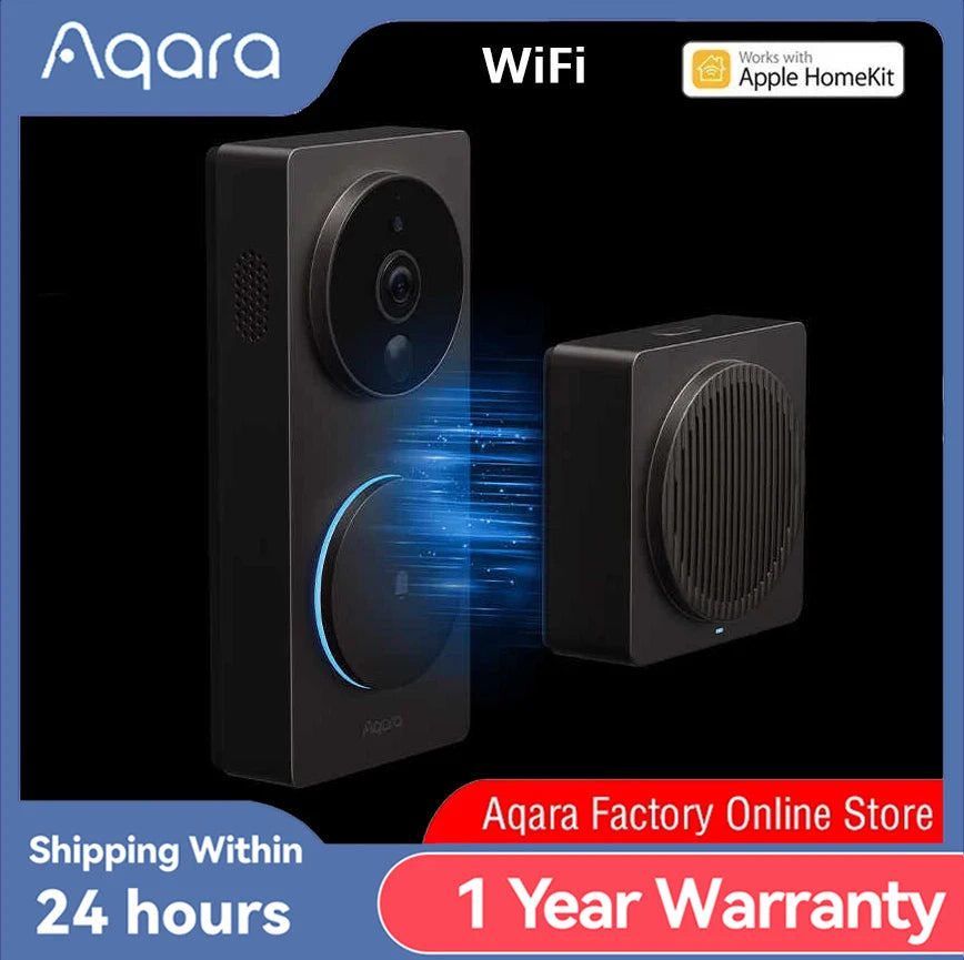 Inteligentny wideodomofon Aqara G4 z kamerą 1080P i aplikacją Homekit