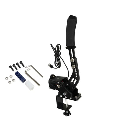 Universal PC USB Handbrake& Handbrake Accessory & Fixed BracketEnhance Tension For G25/27/29 T300 T500 Racing Games Dirt Rally by InterCyprus Trading Ltd