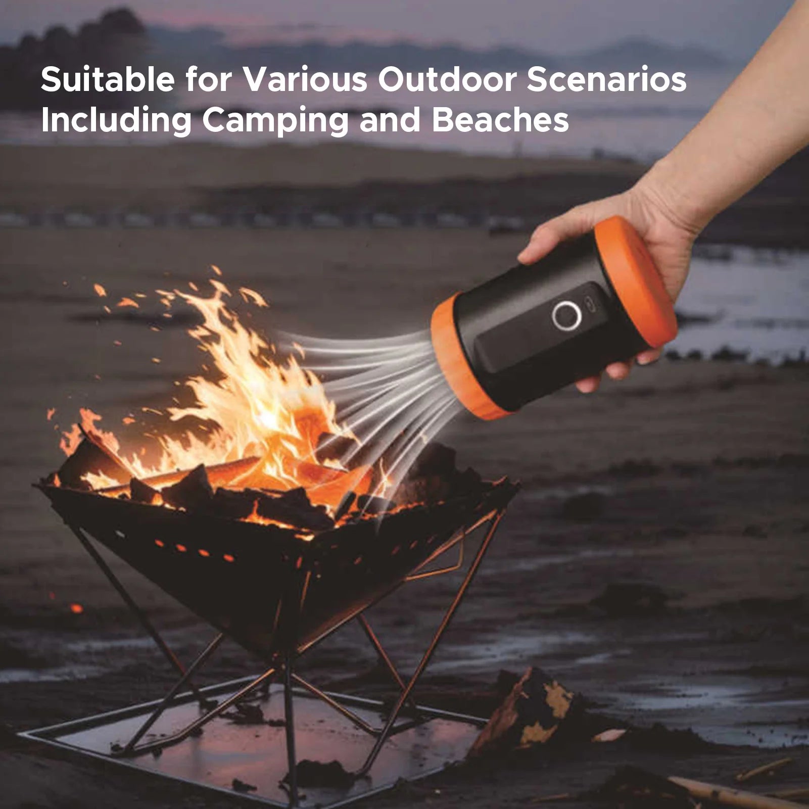 Electric Air Pump High-Pressure &ndash; Rechargeable 5 Nozzles