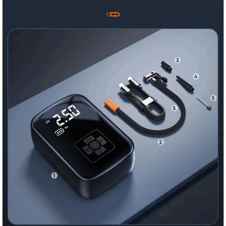 Wireless Portable Car Air Pump with Intelligent Digital Display