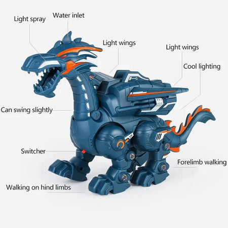 Electronic Dinosaur Toy Action Figure - Flame Walking Water