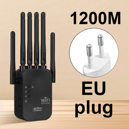 Magecam 2.4G/5GHz WiFi Extender &ndash; Fast 1200Mbps Signal 1200Mbps EU Plug