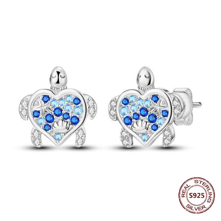 Elegant 925 Sterling Silver Dog Earrings with Zircon and Animal Designs for Women