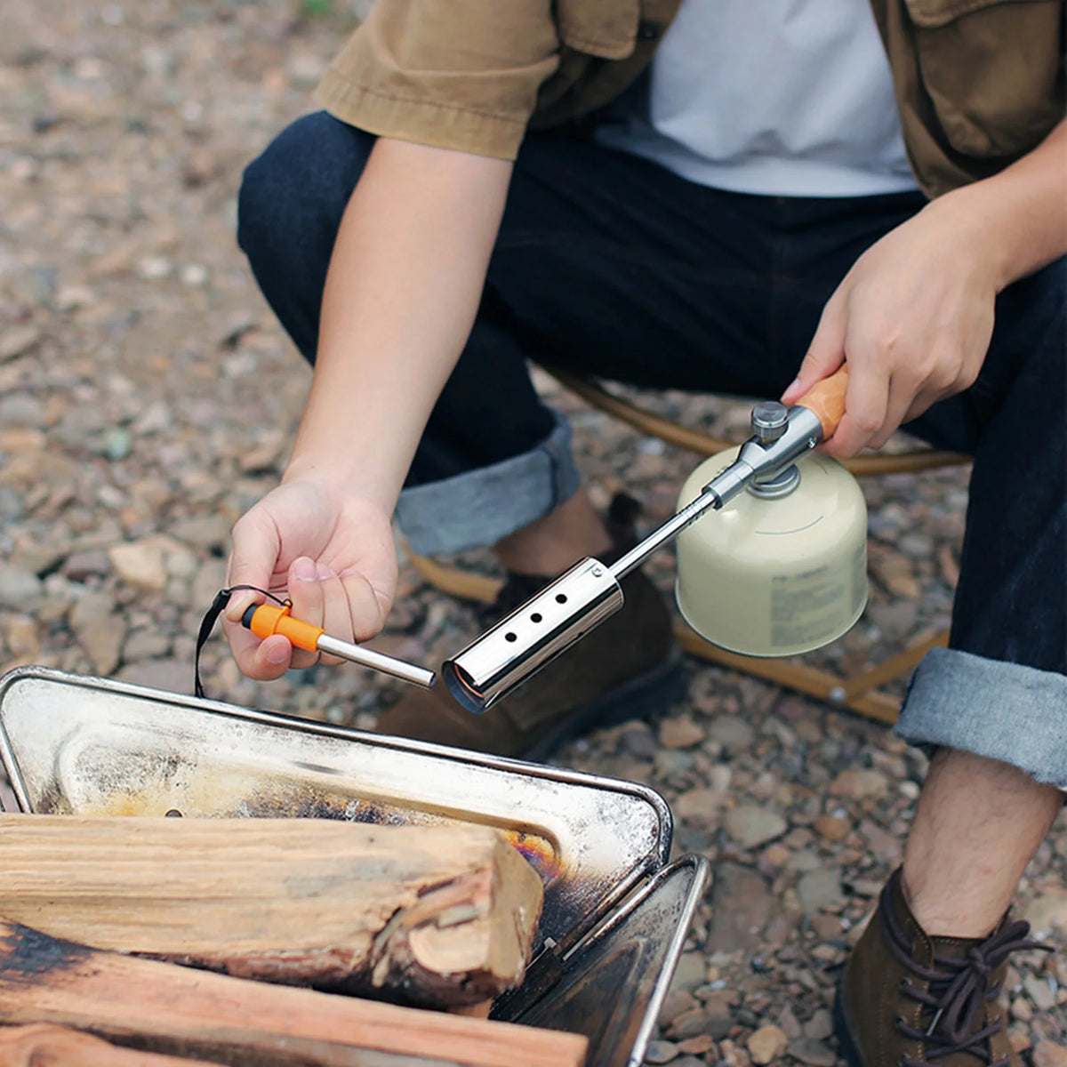 Adjustable Flamethrower for Outdoors - Portable Firepower