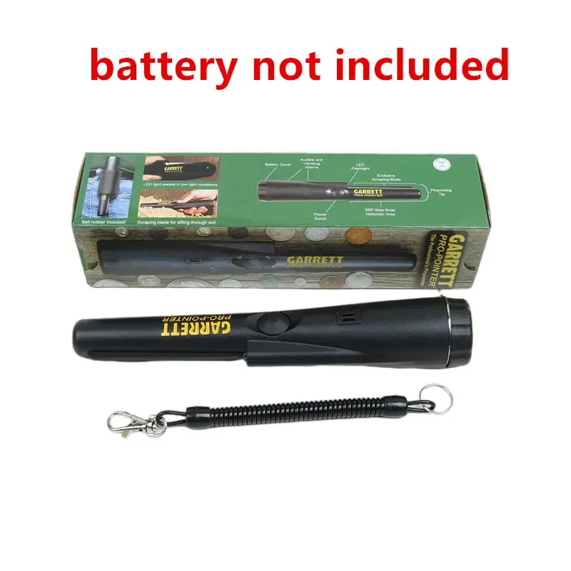 Metal Detector High-Precision Hand Held Rod &ndash; Waterproof black