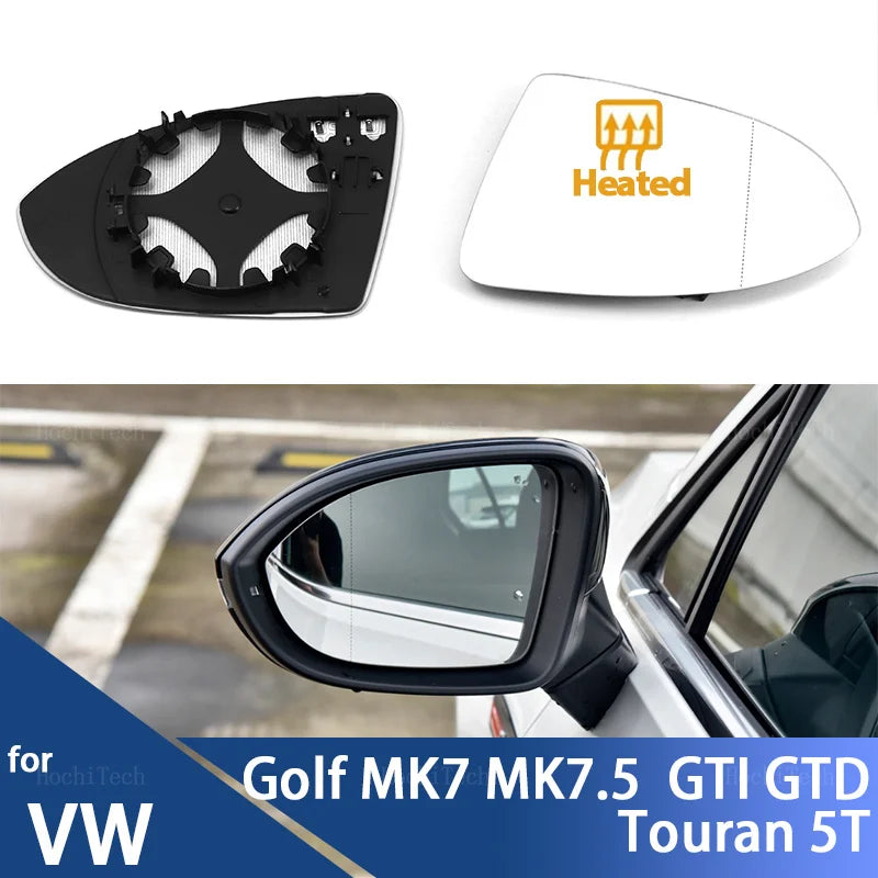 Espejo retrovisor calefaccionado para Volkswagen Golf 7 MK7 GTI GTD Touran