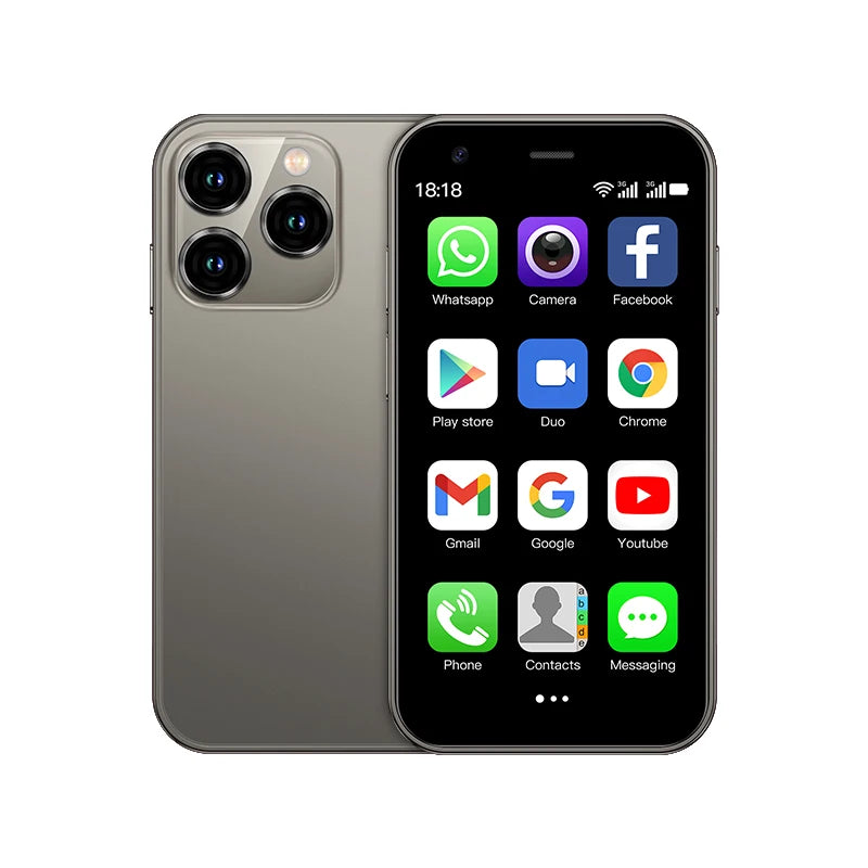 SERVO 15SE Mini Smartphone 3G WCDMA Android &ndash; Ultra Compact gray / 16g / 2 G