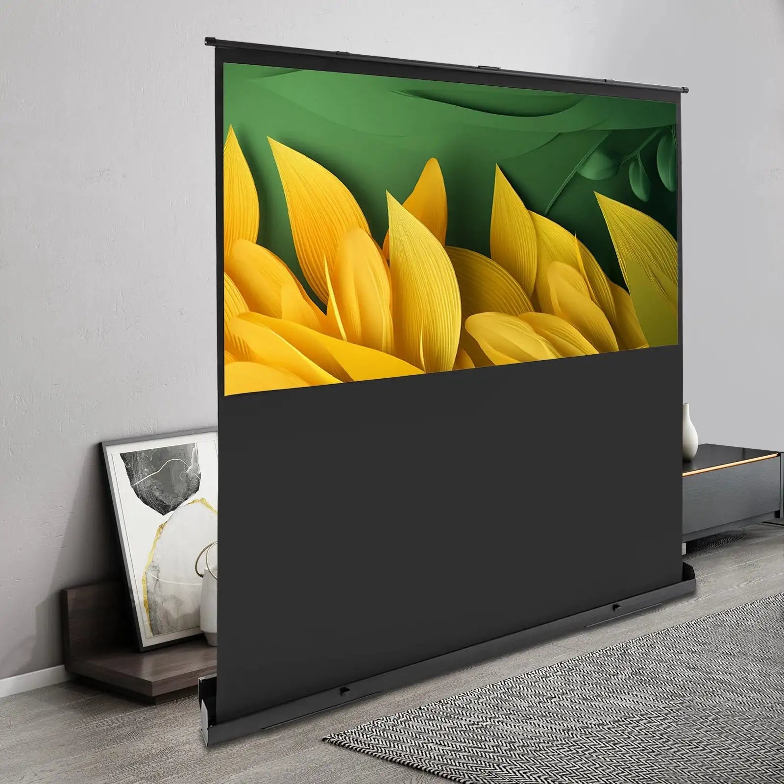 80 Inch Portable Projection Screen 1.2 Gain &ndash; Floor Stand
