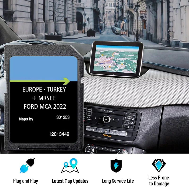 Navigation Map Update for Ford Focus, Kuga, S-Max, Galaxy, Mondeo
