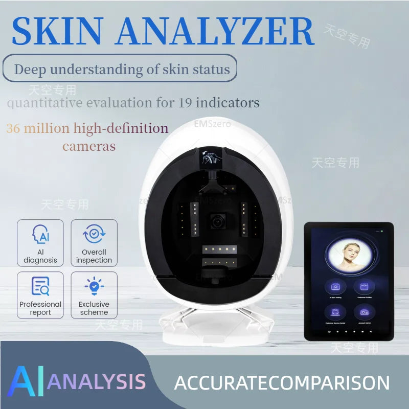 Q1 3D σαρωτής δέρματος ανάλυσης προσώπου μαγικός καθρέφτης φορητός