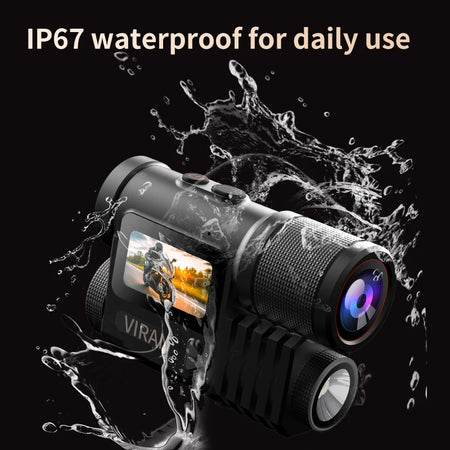 Action Camera 5K Waterproof AI Voice Assistant &ndash; 128G Card