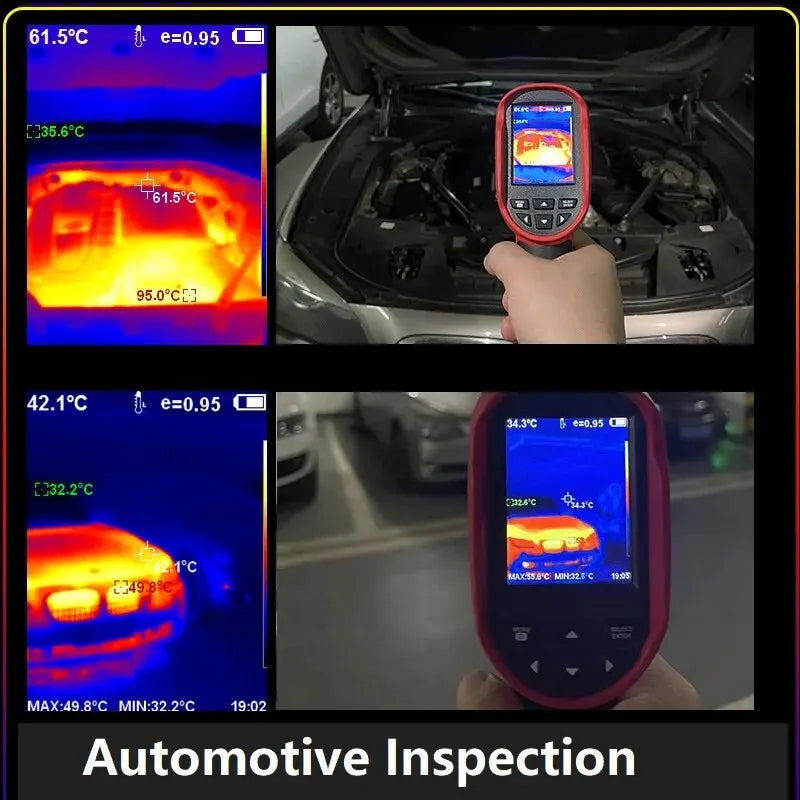 TOOLTOP ET692B Thermal Imaging Camera - 160x120, 25Hz, Infrared Sensor for Automotive, Pipeline, and Heating Leak Inspection