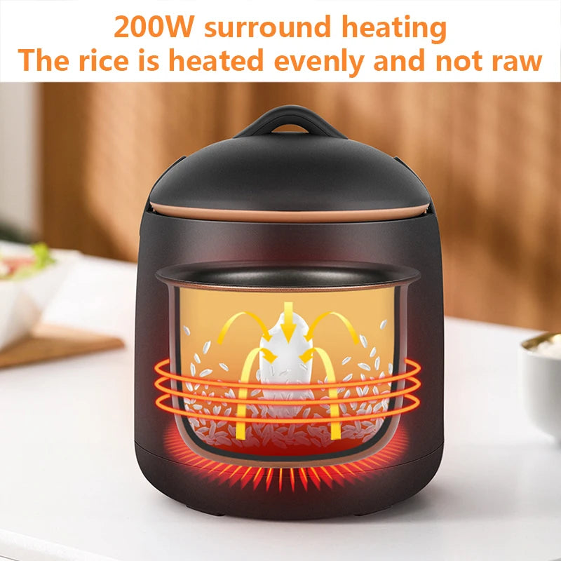 Zhigao Mini Rice Cooker - Compact &amp; Efficient