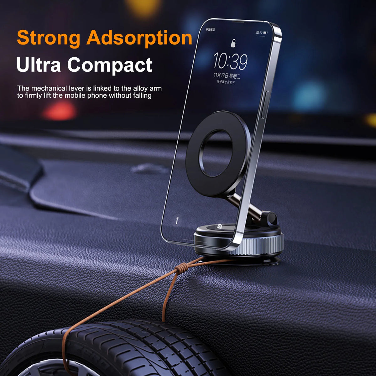 CrownQu K007 &ndash; Strong Suction Magnetic Car Mount