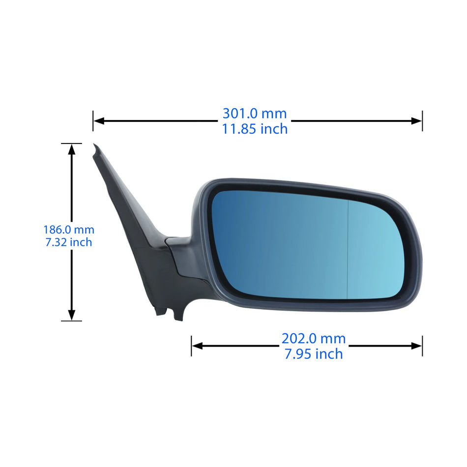 VW Golf MK4 Right Side Electric Heated Wing Mirror Primed