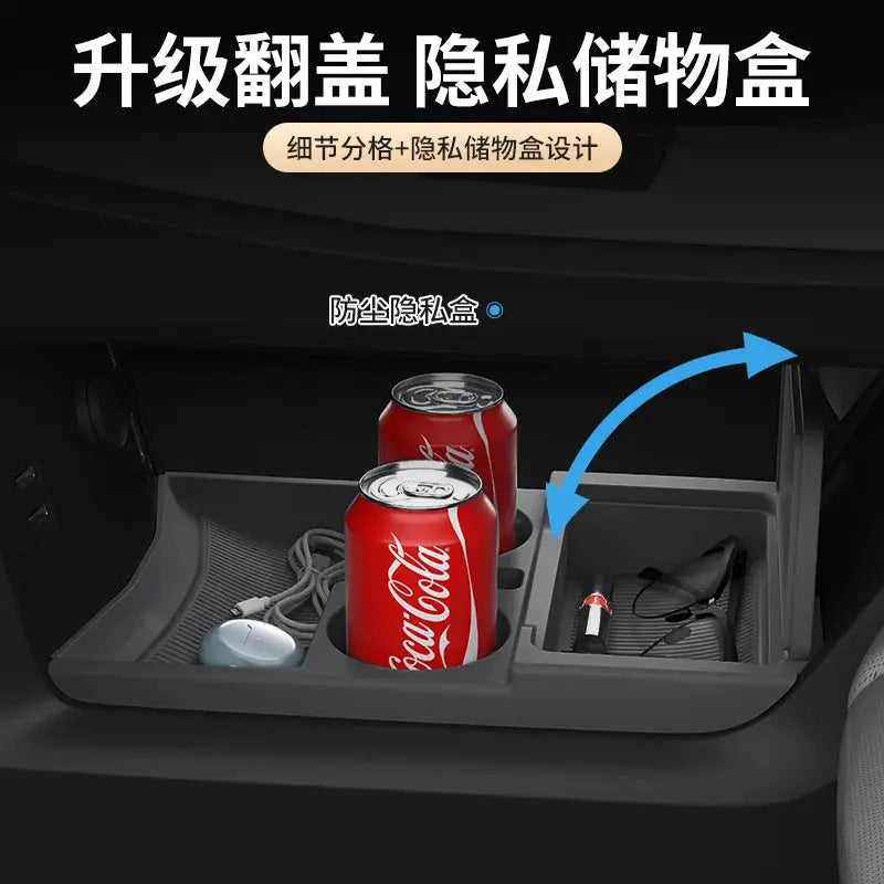 For JETOUR T1 2025 central control storage box glasses storage box car supplies modification accessories by InterCyprus Trading Ltd
