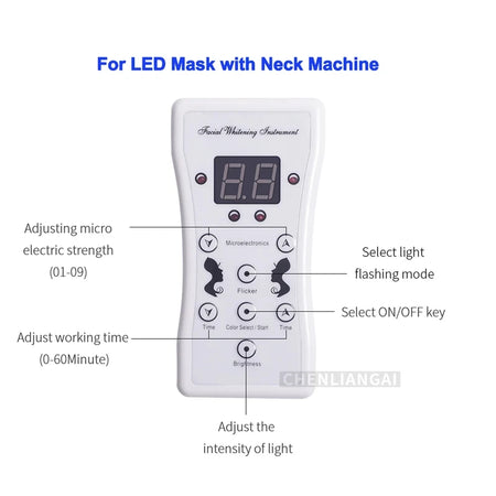 Remote Control For LED Facial Mask &ndash; Seven-Color LED