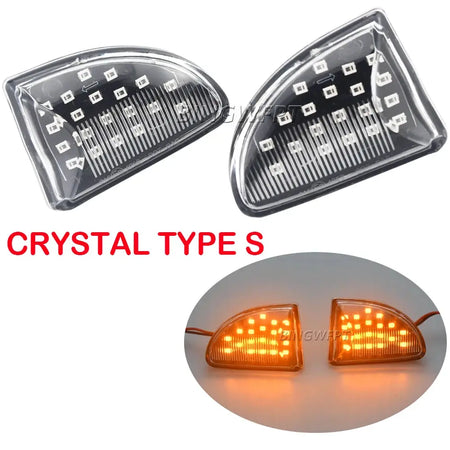 Dynamic Car Blinker Side Mirror Marker Turn Signal Lights Lamp Accessories For Smart Fortwo 451 MK1 MKII 2007-2015 by InterCyprus Trading Ltd