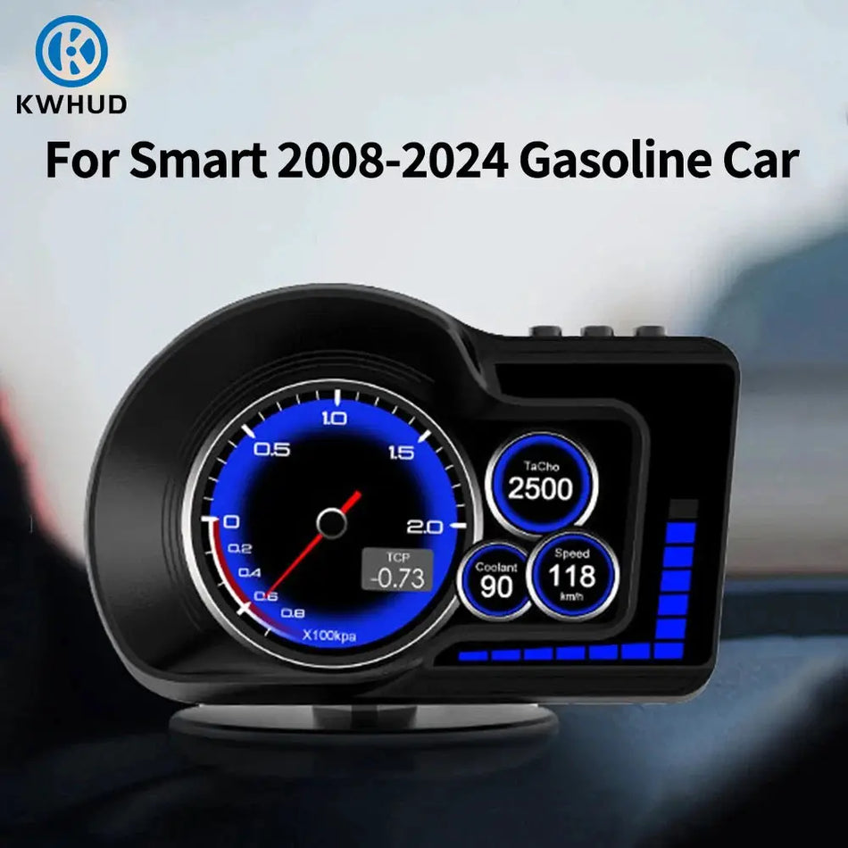 OBD2 Head Up Display Monitor For Smart Fortwo 453 451 450 Temp by InterCyprus Trading Ltd