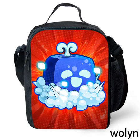 Wolyn Customisable Anime Fruit Lunch Bag &amp; Backpack for Kids Color010 / CHINA