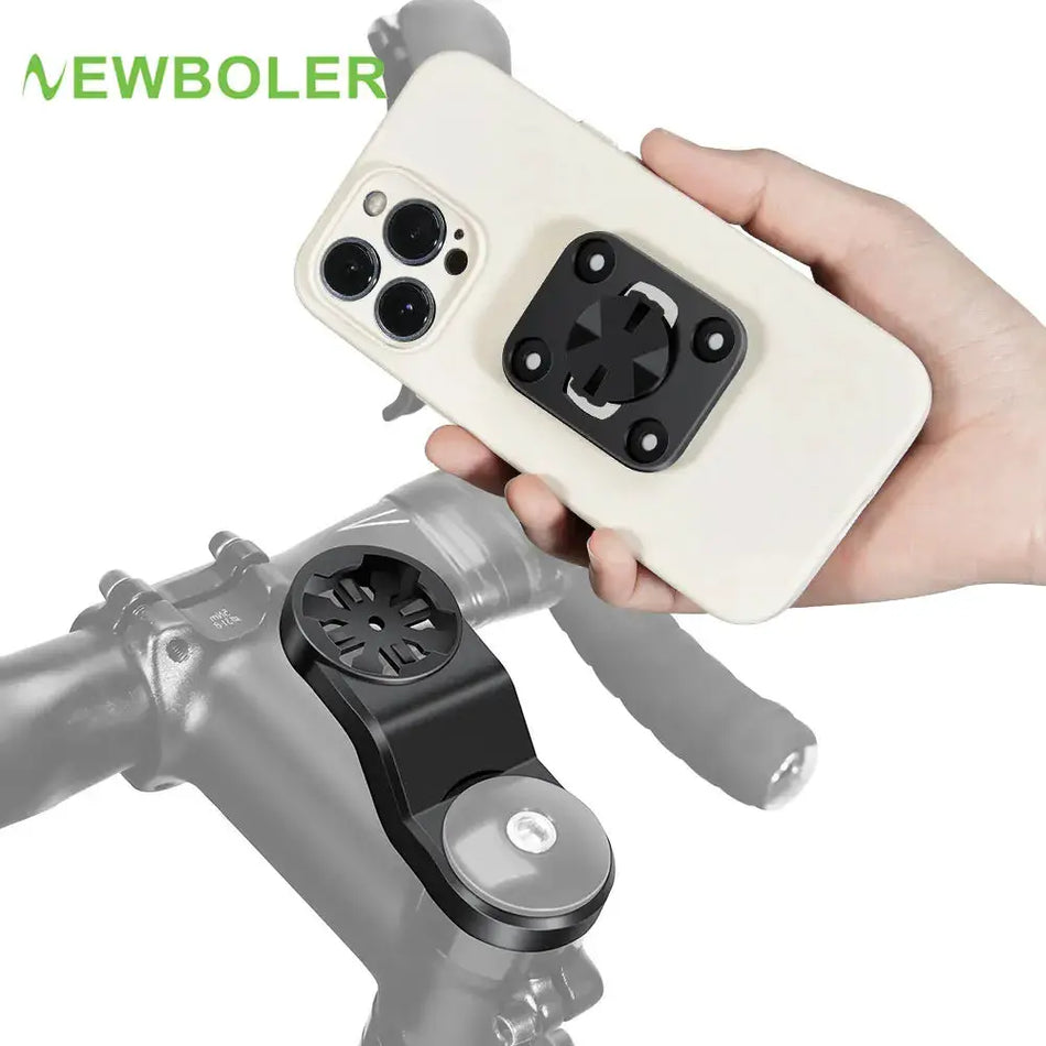 Universal Bicycle Phone Holder For Center Handlebar With Secure Tech Mount by InterCyprus Trading Ltd